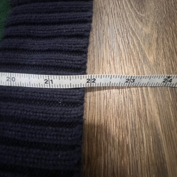 Polo Ralph Lauren Boy's Quarter Zip Striped Sweater, Blue/Green Stripes, 10-12 - Picture 8 of 9